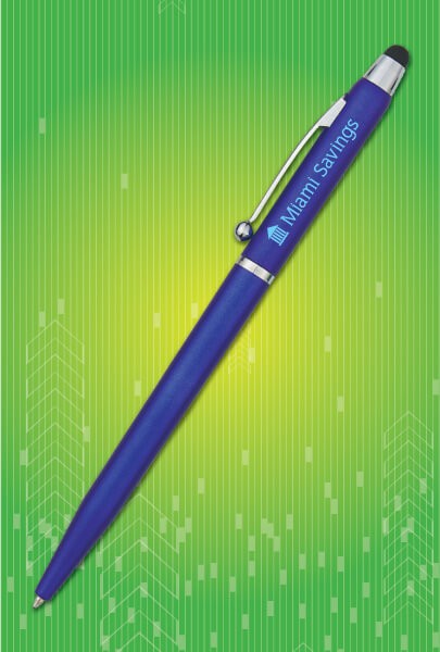 Custom Decorated Pad Printed Twist Pen for Miami, Florida.
