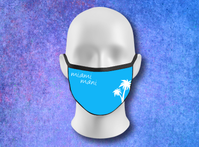 Custom decorated printed with your logo reusable mask, face covering
